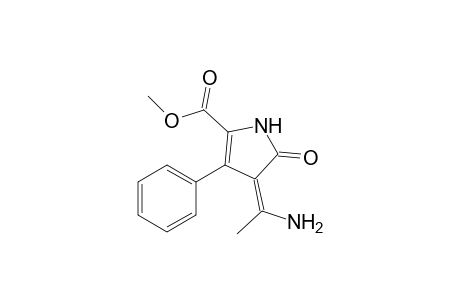 (Z)-methyl 4-(1-aminoethylidene)-5-oxo-3-phenyl-4,5-dihydro-1Hpyrrole-2-carboxylate