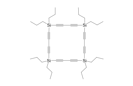 Cyclo(dipropylsilabutadiyne)tetramer