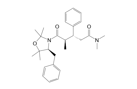 (S)-4-Benzyl-3-[(2R,3R)-2-methyl-4-(dimethylcarbamoyl)-3-phenylbutanoyl]-2,2,5,5-tetramethyloxazolidine