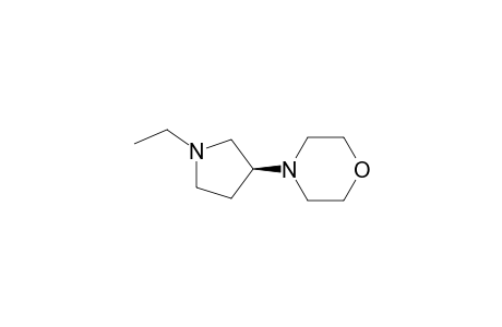 4-[(3S)-1-ethyl-3-pyrrolidinyl]morpholine