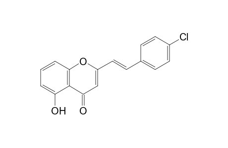 2-[(E)-2-(4-chlorophenyl)ethenyl]-5-hydroxy-1-benzopyran-4-one