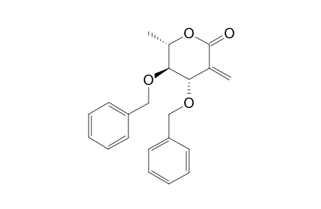 3-Methylene-4,5-bis(benzyloxy)-6-methyl-tetrahydropyran-2-one