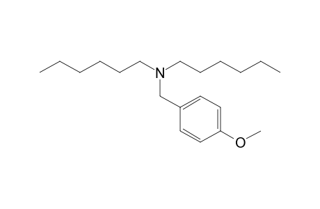 4-Methoxybenzylamine, N,N-dihexyl-
