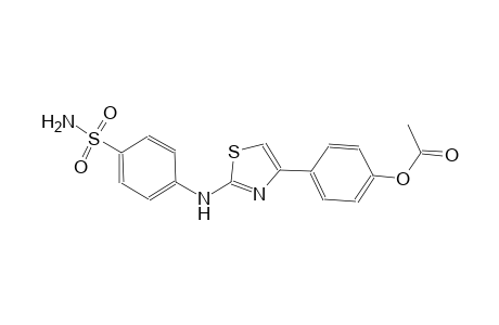 benzenesulfonamide, 4-[[4-[4-(acetyloxy)phenyl]-2-thiazolyl]amino]-