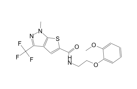 1H-thieno[2,3-c]pyrazole-5-carboxamide, N-[2-(2-methoxyphenoxy)ethyl]-1-methyl-3-(trifluoromethyl)-