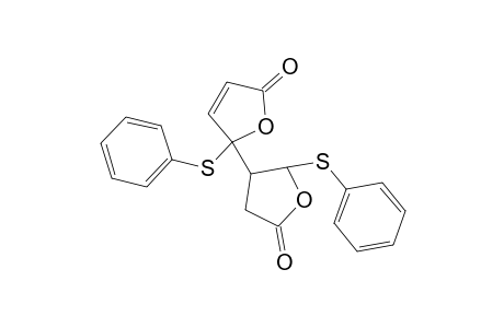 5-(Phenylthio)-5-[5'-(phenylthio)-2'-oxotetrahydrofuran-4'-yl]-2(5H)-furanone