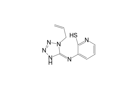 (Z)-3-((1-allyl-1H-tetrazol-5(4H)-ylidene)amino)pyridine-2-thiol