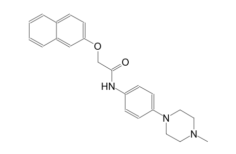 N-[4-(4-methyl-1-piperazinyl)phenyl]-2-(2-naphthyloxy)acetamide