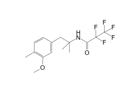 2,2,3,3,3-pentafluoro-N-(1-(3-methoxy-4-methylphenyl)-2-methylpropan-2-yl)propanamide