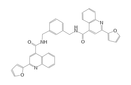 2-(2-furyl)-N-{3-[({[2-(2-furyl)-4-quinolinyl]carbonyl}amino)methyl]benzyl}-4-quinolinecarboxamide