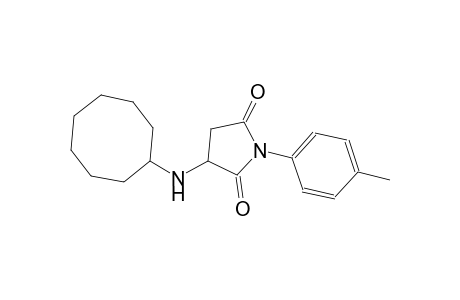 3-(cyclooctylamino)-1-(4-methylphenyl)-2,5-pyrrolidinedione