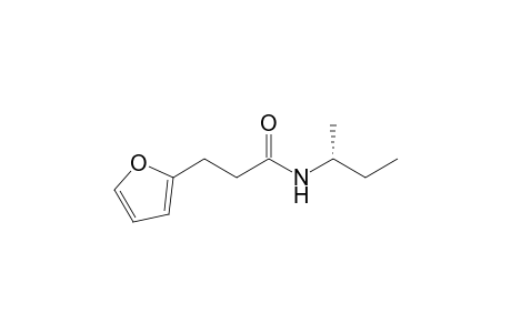 3-(2-furyl)-N-[(1R)-1-methylpropyl]propanamide