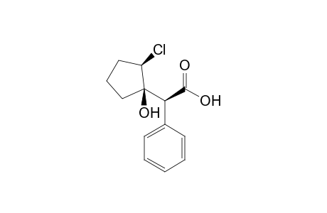 (2S)-2-[(1R,2R)-2-chloranyl-1-oxidanyl-cyclopentyl]-2-phenyl-ethanoic acid