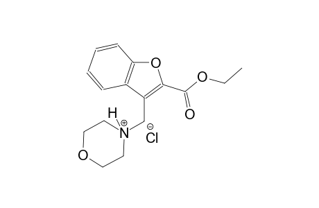 4-{[2-(ethoxycarbonyl)-1-benzofuran-3-yl]methyl}morpholin-4-ium chloride