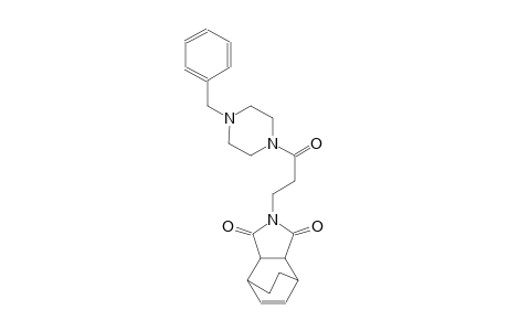 2-(3-(4-benzylpiperazin-1-yl)-3-oxopropyl)-3a,4,7,7a-tetrahydro-1H-4,7-ethanoisoindole-1,3(2H)-dione