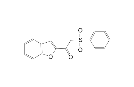 ethanone, 1-(2-benzofuranyl)-2-(phenylsulfonyl)-
