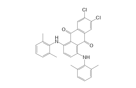 6,7-bis(chloranyl)-1,4-bis[(2,6-dimethylphenyl)amino]anthracene-9,10-dione