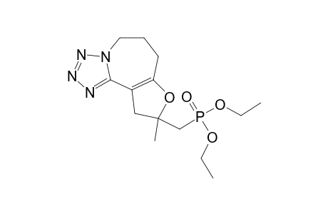 DIETHYL-[(6,7,9,10-TETRAHYDRO-5-METHYL-5H-FURO-[3,2-C]-TETRAZOLO-[1,5-A]-AZEPIN-9-YL)-METHYL]-PHOSPHONATE