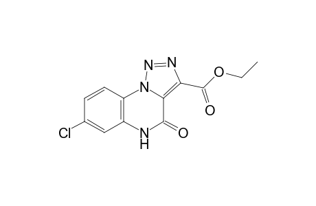 3-Ethoxycarbonyl-7-chloro-1,2,3-triazolo[1.5-a]quinoxalin-4(5H)-one