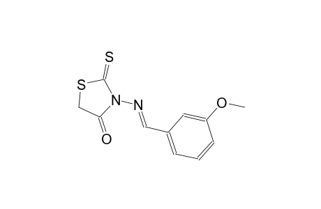 3-{[(E)-(3-methoxyphenyl)methylidene]amino}-2-thioxo-1,3-thiazolidin-4-one