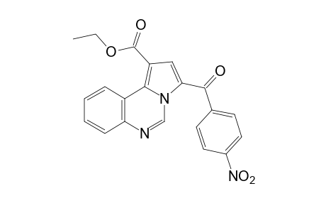 3-(p-nitrobenzoyl)pyrrolo[1,2-c]quinazoline-1-carboxylic acid, ethyl ester