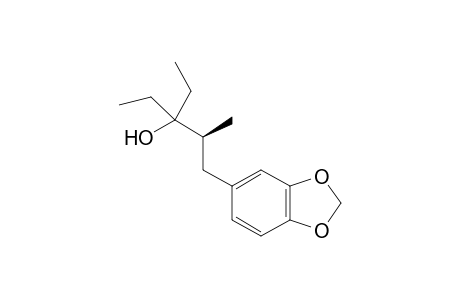 (S)-1-(benzo[d][1,3]dioxol-5-yl)-3-ethyl-2-methylpentan-3-ol