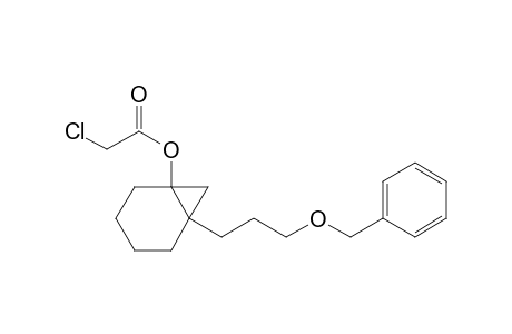 6-(3-Benzyloxypropyl)-1-(chloroacetoxy)bicyclo[4.1.0]heptane
