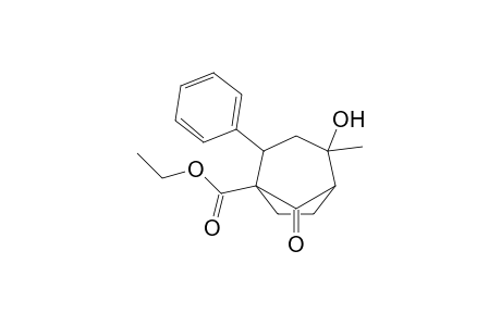 Ethyl 4-hydroxy-4-methyl-8-oxo-2-phenylbicyclo[3.2.1]octane-1-carboxylate