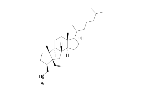 3.beta.-[(Bromomercurio)methyl]-5-vinyl-A,B-bisnor-5.beta.-cholestane