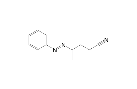 (E)-4-(phenylazo)pentanenitrile