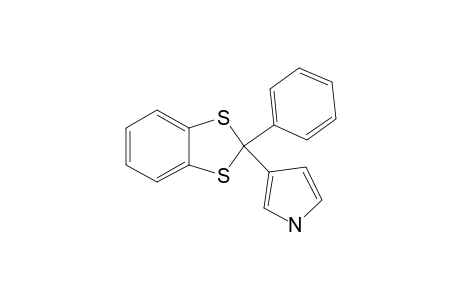 3-(2-PHENYL-1,3-BENZODITHIOL-2-YL)-PYRROLE