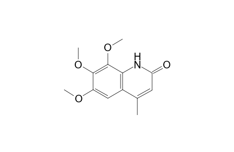 6,7,8-Trimethoxy-4-methylquinolin-2(1H)-one