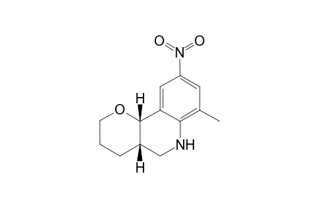 (4aS,10bS)-7-methyl-9-nitro-3,4,4a,5,6,10b-hexahydro-2H-pyrano[3,2-c]quinoline