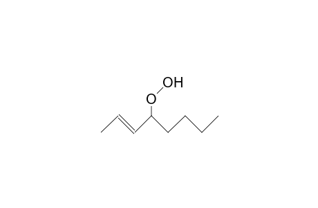 4-Hydroperoxy-trans-2-octene