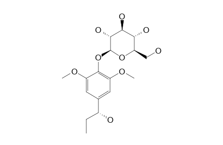 (1'R)-1'-(4-HYDROXY-3,5-DIMETHOXYPHENYL)-PROPANE-1'-OL-4-O-BETA-D-GLUCOPYRANOSIDE