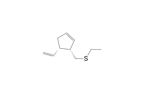 Cyclopentene, 4-ethenyl-3-[(ethylthio)methyl]-, cis-(.+-.)-