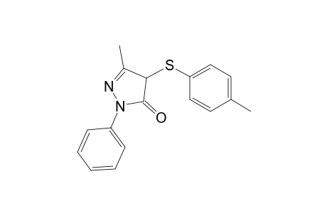 3H-pyrazol-3-one, 2,4-dihydro-5-methyl-4-[(4-methylphenyl)thio]-2-phenyl-