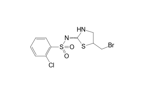 5-(Bromomethyl)-2-(2-chloro-phenylsulfonylimino)thiazolidine