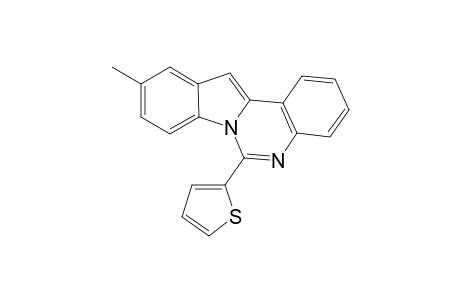10-Methyl-6-(thiophen-2-yl)indolo[1,2-c]quinazoline