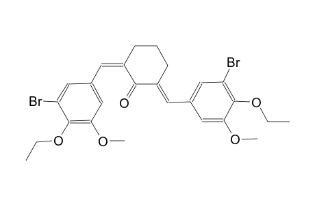 (2Z,6E)-2,6-bis(3-bromo-4-ethoxy-5-methoxybenzylidene)cyclohexanone