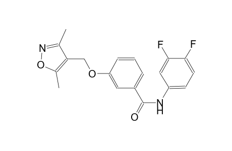 benzamide, N-(3,4-difluorophenyl)-3-[(3,5-dimethyl-4-isoxazolyl)methoxy]-
