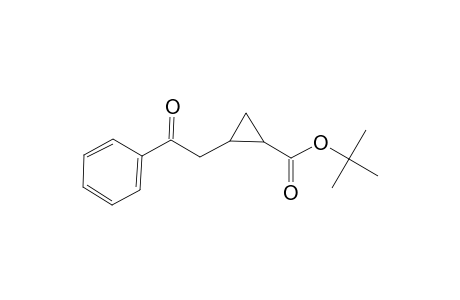 cis-(+-)-tert-Butyl 2-(2-oxo-2-phenylethyl)cyclopropane-1-carboxylate