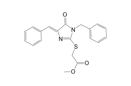 Methyl 2-(1-benzyl-4-benzylidene-5-oxo-imidazol-2-yl)sulfanylacetate