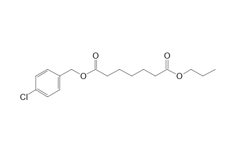 Pimelic acid, 4-chlorobenzyl propyl ester