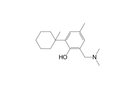 2-Dimethylaminomethyl-4-methyl-6-(1-methyl-cyclohexyl)-phenol