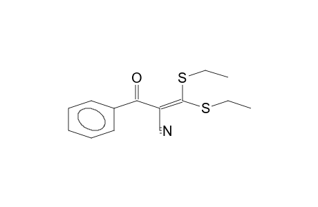 2-Cyano-3,3-bis(ethylthio)-1-phenyl-prop-2-en-1-one