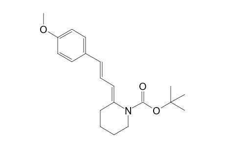 (2E)-2-[(E)-3-(4-methoxyphenyl)prop-2-enylidene]-1-piperidinecarboxylic acid tert-butyl ester