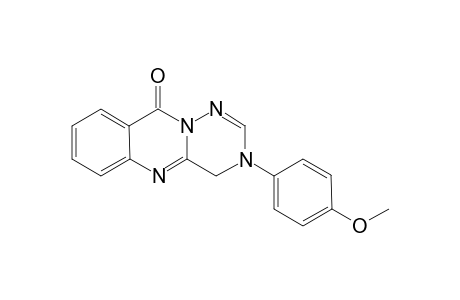 3-(4-Methoxyphenyl)-3,4-dihydro-[1,2,4]triazino[6,1-b]quinazolin-10(H)-one