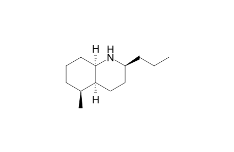 (2S,4aS,5S,8aR)-5-methyl-2-propyl-1,2,3,4,4a,5,6,7,8,8a-decahydroquinoline