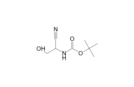 tert-Butyl 1-cyano-2-hydroxyethylcarbamate